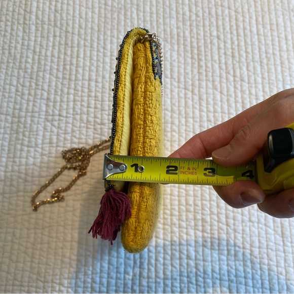 Bohemian Beaded Rectangular Crossbody Bag. - Picture 13 of 14